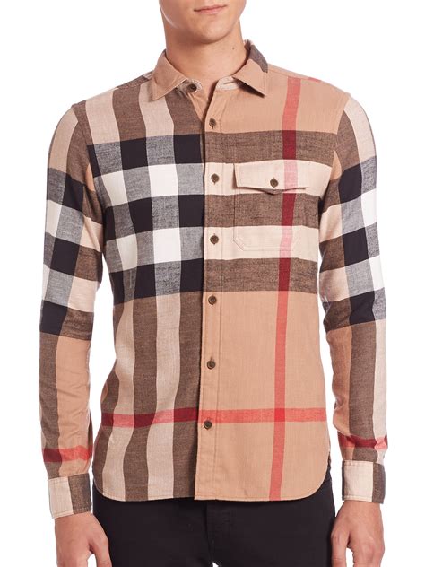 mens burberry shirt sale